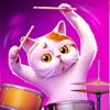 小猫鼓手